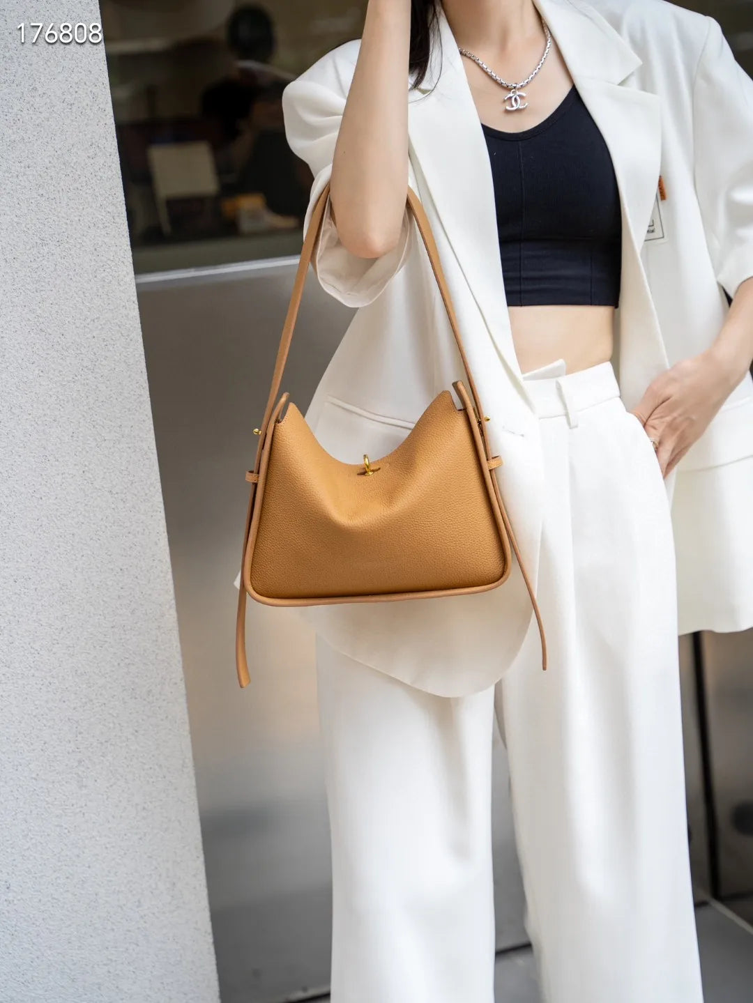 New Genuine Leather Luxury Designer Women Shoulder Crossbody Underarm Bags Cowhide Ladies Large Capacity Tote Bag Fashion Purse