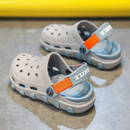 Children Slippers Boy Clogs Summer Beach  Shoes Sneaker Casual Comfortable Indoor Outdoor Sports Sandals for Boy 4 To 10 Years