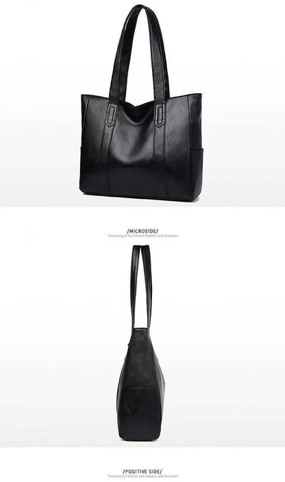 Vintage Ladies Bag Large Capacity Handbag , Vintage Plain Shoulder Bag , Ladies Commuter Casual Handbag