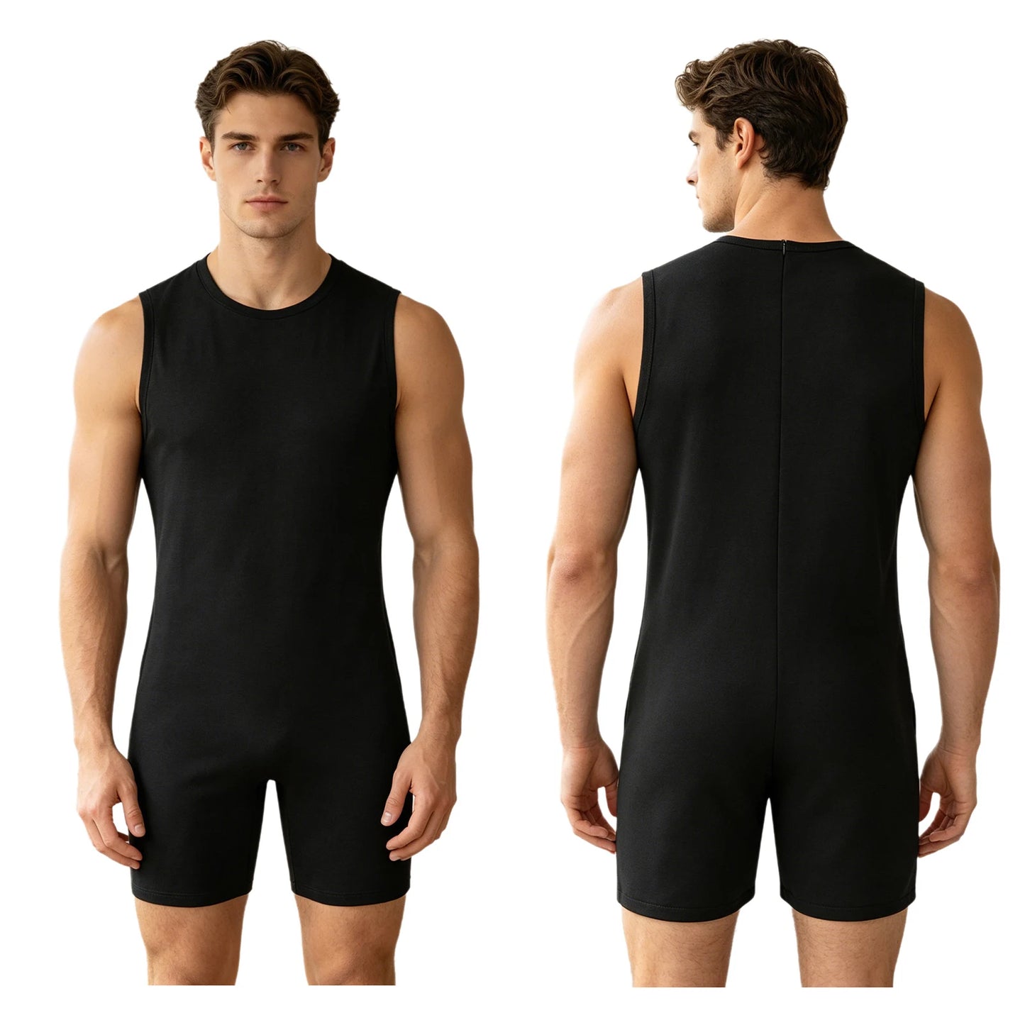 Men Women Special Needs Adaptive Clothing Elderly Alzheimer ASD Anti-Strip Jumpsuit Back Zipper Bodysuit Daily Wear Homewear