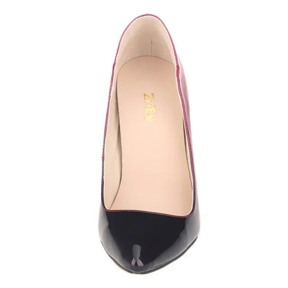 Women Pumps Fashion Sexy 11cm High Heels Classic Pointed Toes Ship-on Stilettos Elegant Thin Heel Jazz Dance Dress Wedding Shoes