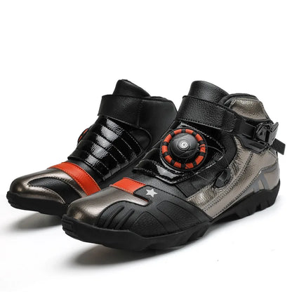 Motorcycle New Knob Adjustment Design Anti-fall Protective Boots Wear Protection Windproof Waterproof Anti-slip New Model