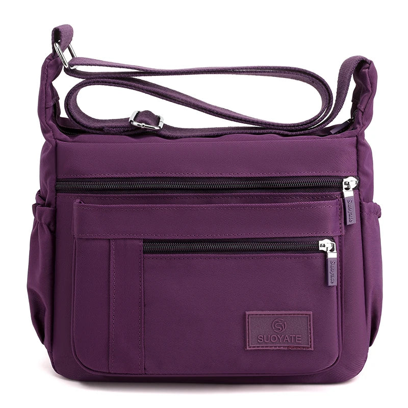 Fashion Shoulder Crossbody Bag for Women Messenger Bags Waterproof Nylon Ladies Handbag