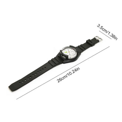 Portable Waterproof High Precision Wrist Watch Compass Teaching Aids Gift Compact Navigation Tool