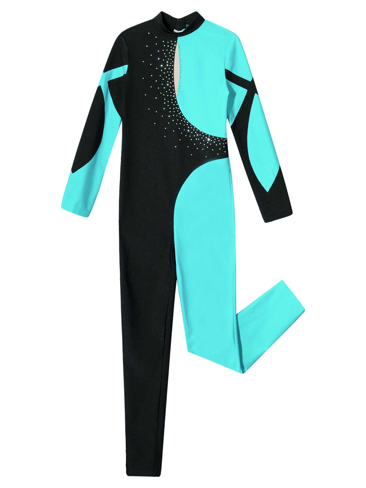 Kids Girls Long Sleeve Gymnastics Leotard Bodysuit Teens Gymnastics Jumpsuit for Girl Children Ballet Dance Costume Dancewear