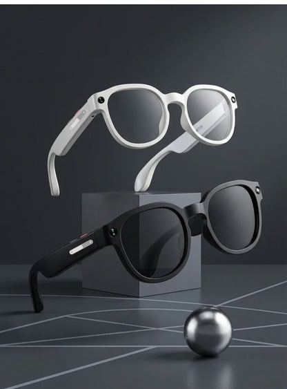 Smart AI Glasses 4K Camera AI Translation 8MP Video Recording Bluetooth Call Music Photo Outdoor Sports Driving Smart Eyewear