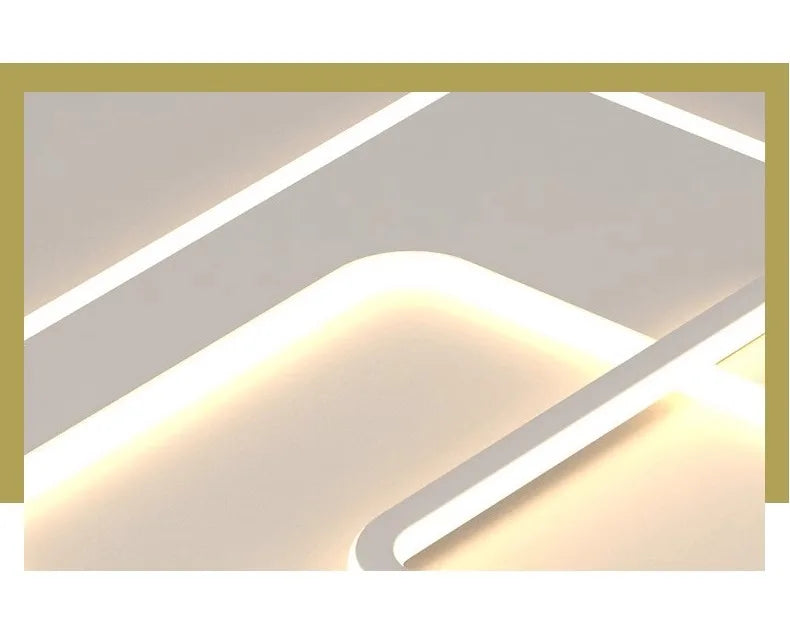 Modern LED Ceiling Lamp Square Ultrathin Living Room Lights with Remote Control Bedroom Study Dining Home Decor Lighting Fixture