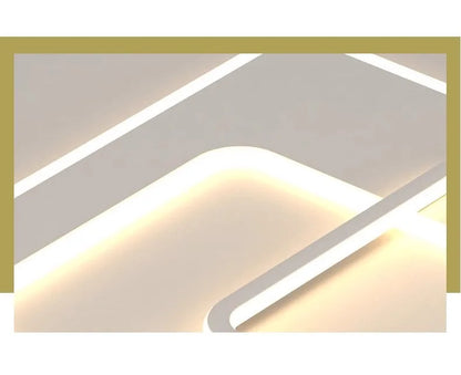 Modern LED Ceiling Lamp Square Ultrathin Living Room Lights with Remote Control Bedroom Study Dining Home Decor Lighting Fixture