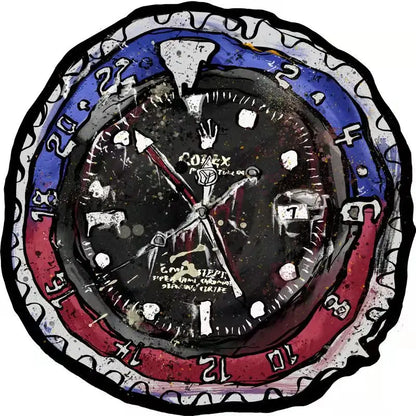 Clock Dial Art Printed Floor Mat Door Mats Lounge Rug Kids Carpet Living Room Bedroom Cloakroom Modern Home Decoration Rugs