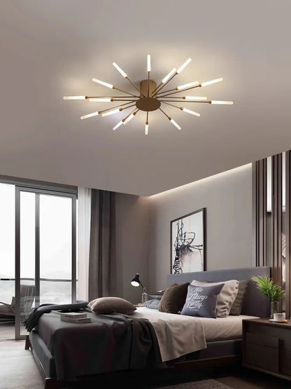 Modern Firework s Led Ceiling Lamp Creativity Living Dining Room Ceiling Chandelier Home Lighting Bedroom Light Luster Luminaire