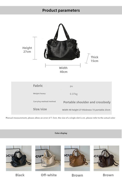 Soft Interior Compartment Shoulder Bags 2026 High Quality Contrasting Colors Bags for Women Fashion Zipper Pu Women's Handbags