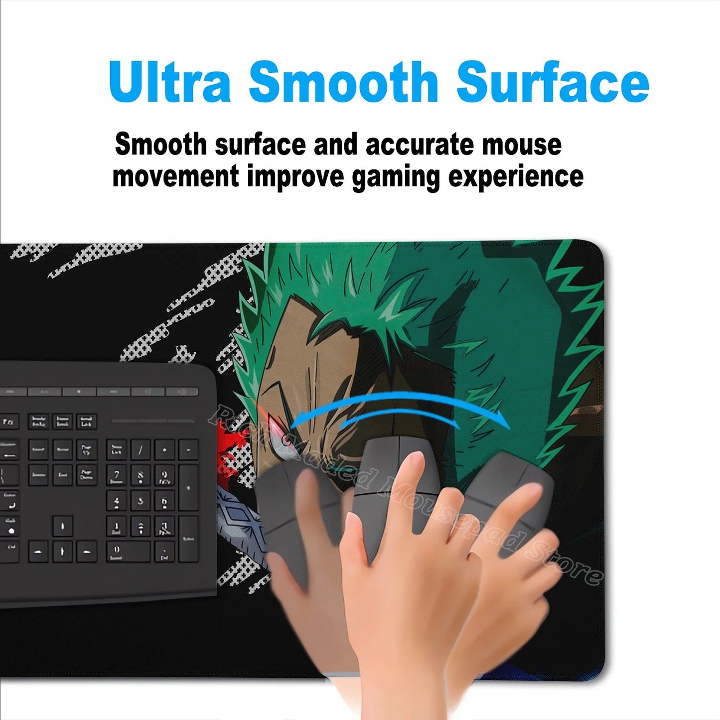 Anime Gamer Keyboard MouseMats One P-Piece Gaming Mouse Pad XXL Speed Rubber Cartoon Big Computer Desk Mat PC E-Sports Mousepad