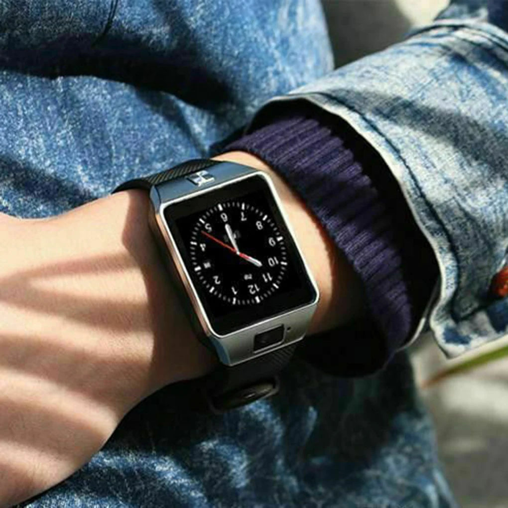 Watch Smart DZ09 Wristwatch Support SIM Card 1.56 inch Touch Screen Bracelet Multimedia Remote Equipment White