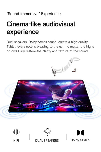 2026 Global Original Tablet iPad Air PRO 12 inch Android 15 22GB+2TB 20000mAh 5G Dual SIM Card WiFi GPS HD 4K Mi AndroidTablet
