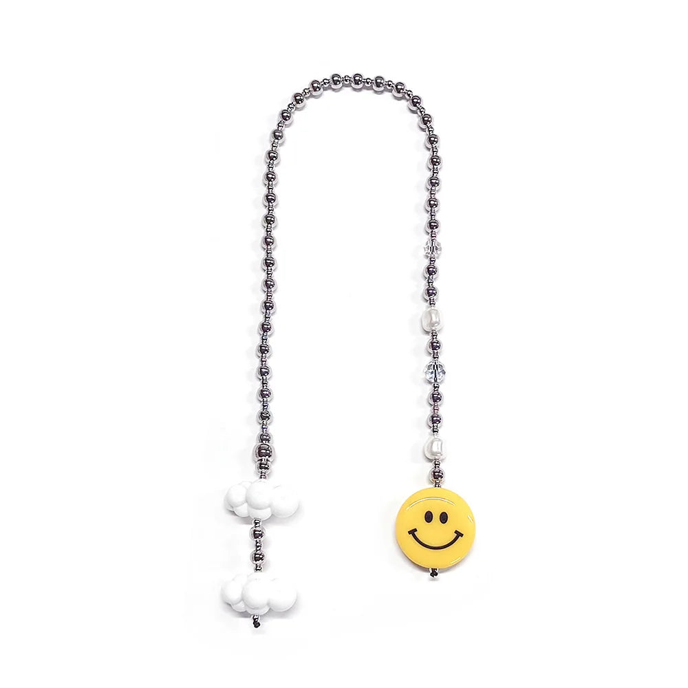 HERLOOK Y2K Bohemian Bag Charm for Women Red Heart Colorful Beads Chakra Energy Healing Pendant Fashion Jewelry Gift Accessory