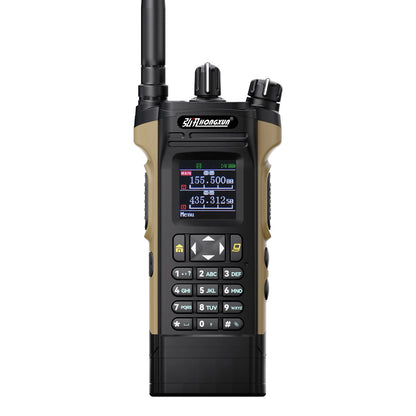 HONGXUN APX8000 Multi Band 12W Walkie Talkie Dual PTT Dual Display Wireless Copy Frequency High Power Type-c Handheld Ham Radio
