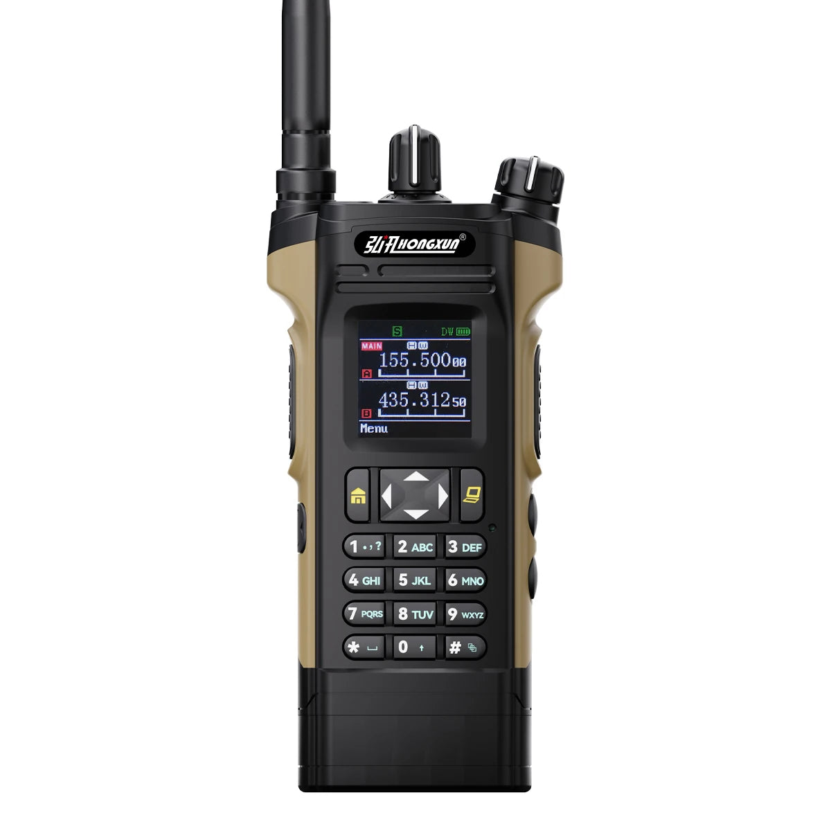 HONGXUN APX8000 Multi Band 12W Walkie Talkie Dual PTT Dual Display Wireless Copy Frequency High Power Type-c Handheld Ham Radio