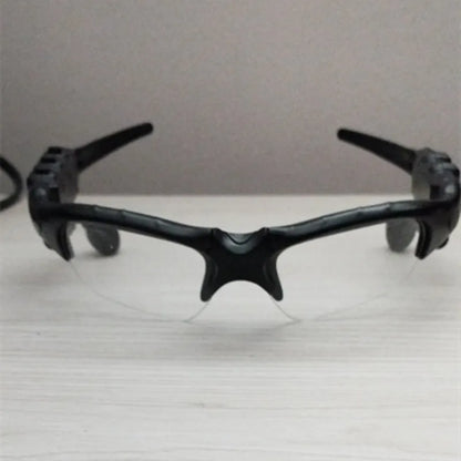 Stereo Earphones Wireless Headset with Mic Polarized Glasses Sunglasses for Driving Cycling Sports Noise Reduction Headphones