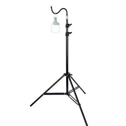 2m Campinglight Stand Folding Telescoping Tripod Adjustable Lightweight Aluminium Floor Lamp Holder Tripod Camping Accessories