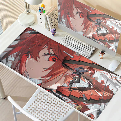Kawaii Anime Girl Gaming Mouse Pad K-Kasane Teto Large LockEdge Mousepad XXL Computer Keyboard Desk Mat E-Sports PC Gaming Pads
