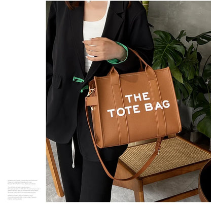 Luxury Designer Bag Tote Women Handbags Letter Shoulder Bags Brands Soft PU Shopper Purses Crossbody Bags for Women Clutch