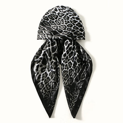 Women Printed Satin Silk Instant Hijab Scarf Stretch Muslim cotton viscose Turban Ramadan Hats Lady Bandana Caps Underscarf Eid