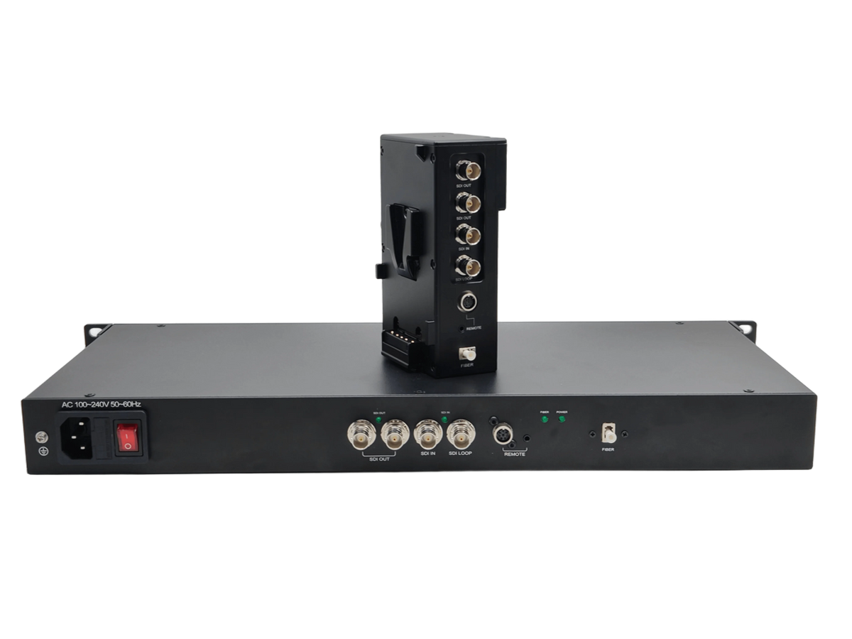 Professional Broadcast Grade EFP System 12G SDI Video Optic Fiber Transceiver Kit