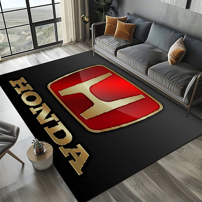 Racing Car H-HONDA HRC Motorcycle Carpet Rug for Living Room Bedroom Home Sofa Decoration,Kids Area Rug Non-slip Floor Mat Gift