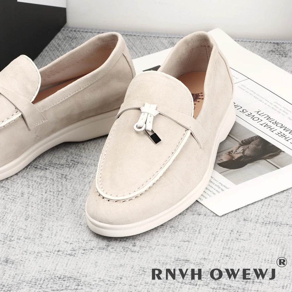Not Logo Women's Adult Summer Rubber Casual Stitching Flats Sandals - Low Price