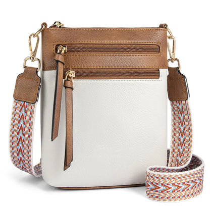 New casual double zipper women's single shoulder crossbody bag retro simple phone bag crossbody bag multifunctional women's bag