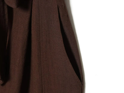 TFMLN Fashion Double Breasted Jumpsuits for Women Stand Collar Sleeveless High Waist Long Pants With Belt Elegant Rompers