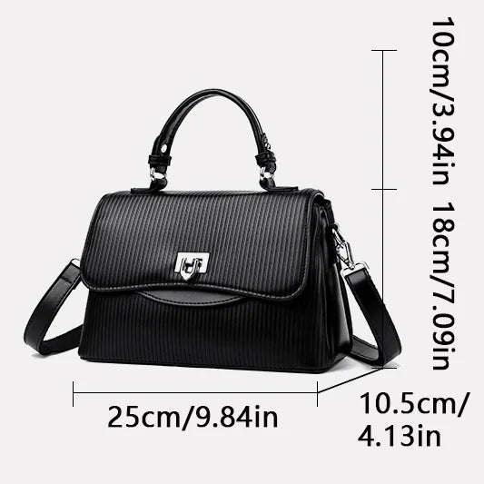 Luxury Large Capacity Multilayer Shoulder Messenger Bag High Quality Leather Handbag Women Designer Crossbody Sac Female Tote