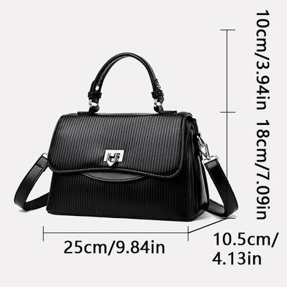 Luxury Large Capacity Multilayer Shoulder Messenger Bag High Quality Leather Handbag Women Designer Crossbody Sac Female Tote