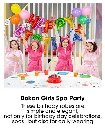 40 Pcs Girls Spa Party Supplies 10 Birthday Squad Princess Robe 10 Tote Bags 10 Headbands 10 Spa Masks for Birthday