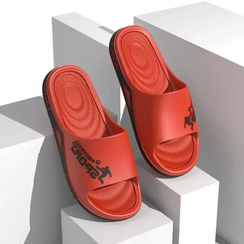 New Men's Slippers for Summer Outdoor Wear, EVA Sports Trend, Couple's Home Bathroom, Soft Soled Home, Men's Cool Slippers