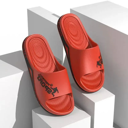 New Men's Slippers for Summer Outdoor Wear, EVA Sports Trend, Couple's Home Bathroom, Soft Soled Home, Men's Cool Slippers