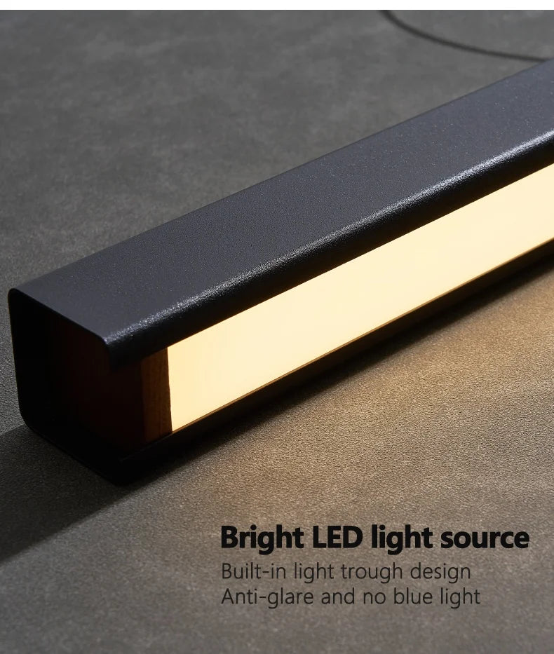 Dining room chandelier Nordic modern lamp dining table bar lamp restaurant lights kitchen lights office company led strip lamps