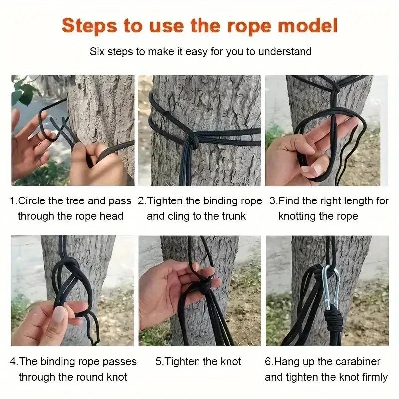 Ultralight Travel Hammock 661.39lbs Capacity Breathable Quick Dry with 2 Carabiners 2 Straps for Indoor Outdoor