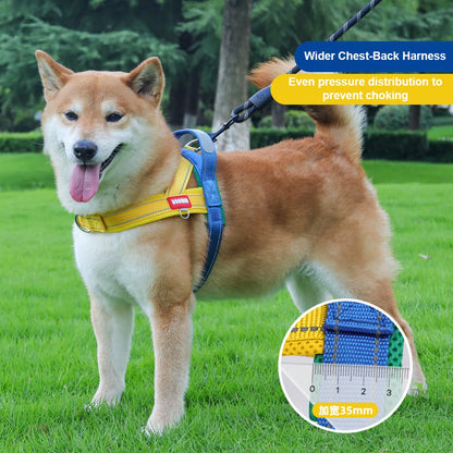 Dog Harness No Pull Saddle-Style Small Medium Dogs Walking No Choke Bichon Outdoor Safety Reflective Vest Pet Chest Harness