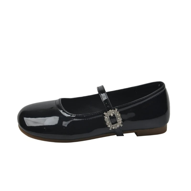 New Spring Autumn Women Ballet Flats Comfort Round Toe Soft Sole Leather Shoes Ladies Daily Wear Dress Mary Jane Shoes