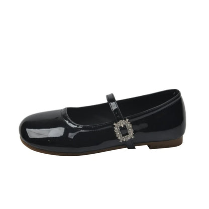New Spring Autumn Women Ballet Flats Comfort Round Toe Soft Sole Leather Shoes Ladies Daily Wear Dress Mary Jane Shoes