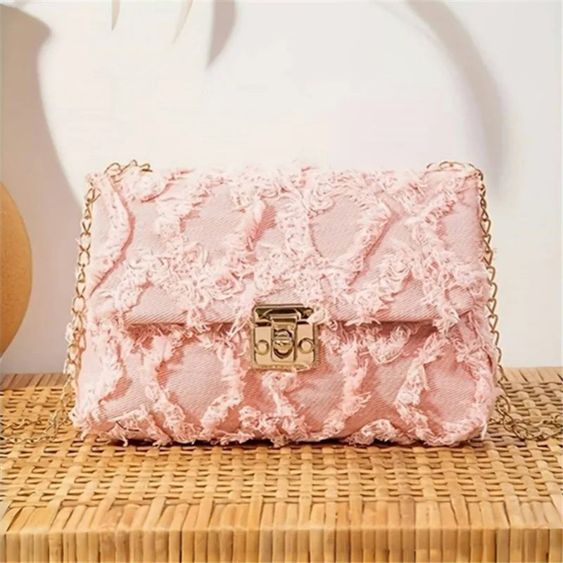 Stylish Crossbody Bags for Cowboys Unique Patterned Clutch Secure Button with Chain Shoulder Bag, Surprise Gift Bag for Friends.