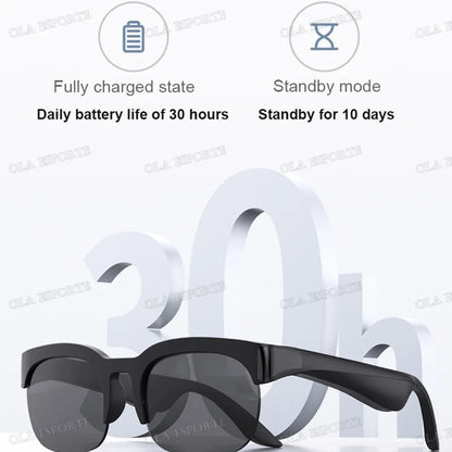 New Camera Control Smart Glasses 2026 Music Sunglasses Headphones Wireless Bluetooth Call Headset HIFI Audio glasses For Android