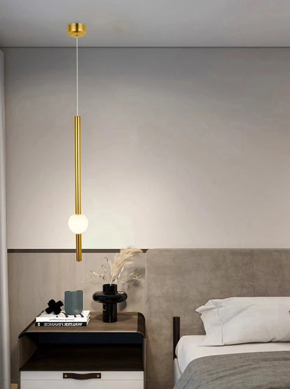 1pc Modern Home Decor LED Lights Bedroom Lamp Bedside Pendant Light Lamps LED Chandeliers Hanging Light Indoor Lighting