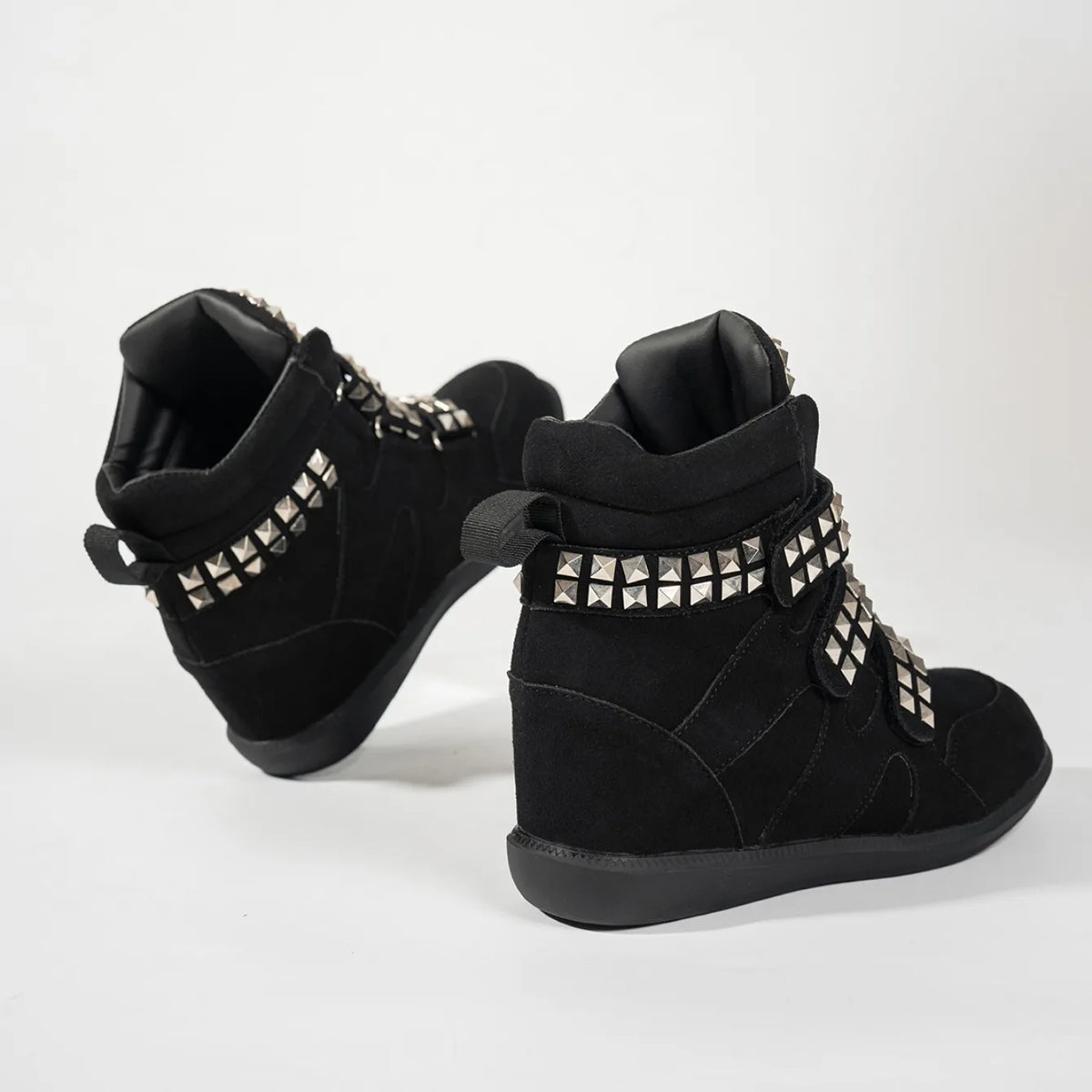 2026 New Studded Buckled Women Ankle Boots Trend Cool Punk High Heels Booties Soft Fashion Causal Dress Party Shoes for Women