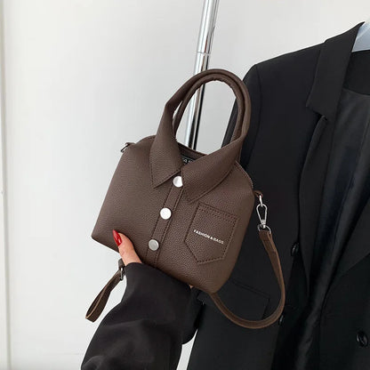PU Square Compact Shoulder and Crossbody Bags Zipper Unique Design High Quality Hand Bags for Women 2026 Designer Style Bolso