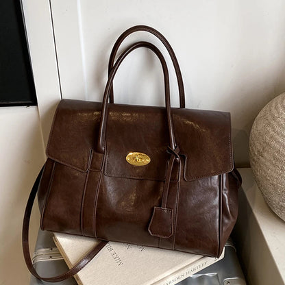Fashion Women's High-quality Pu Leather Handbag 2026 New Business Large Capacity Commuter Shoulder Crossbody Bags for Women