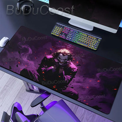 J-Jokers Popular Movies Mousepad HD Printing Computer Gamers Locking Edge Non-slip Mouse Pad XXL Non-Slip Keyboard PC Desk Pad