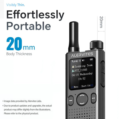 2PC BAOFENG AT1 Walkie Talkie 4G/5G Radio POC Unlimited Distance Group Call 2200mAh OLA PTT Portable Ham Radio 2PCS EU Version