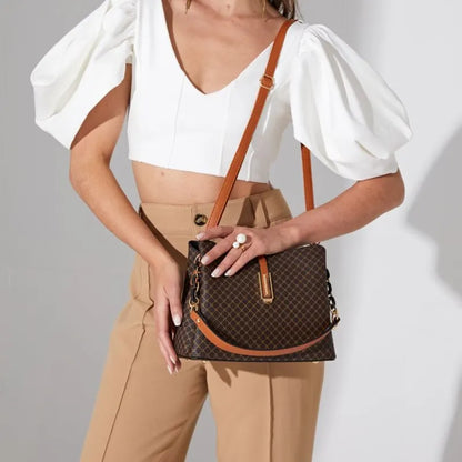 New Fashion Bucket Women Luxury Design Shoulder Bag Large Capacity Ladies PU Leather Crossbody Bag